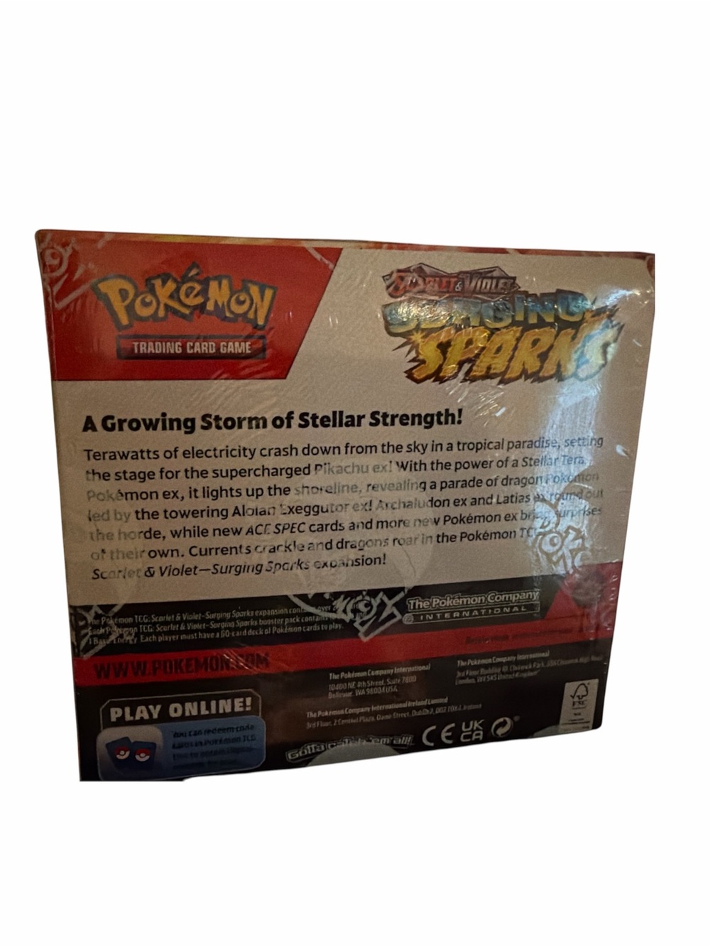 Pokémon TCG Surging Sparks Booster Box - Picture 3 of 3